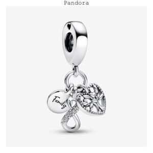 Pandora Family Infinity Triple Dangle Charm